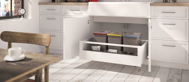 Kosz Segregator na śmieci MULTINO 60 2x15 L - 2 pojemniki