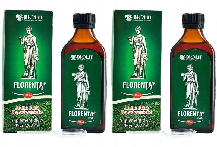 FLORENTA PLUS ekstrakt JODŁA BIAŁA odporność BIOLIT 2x200 ml