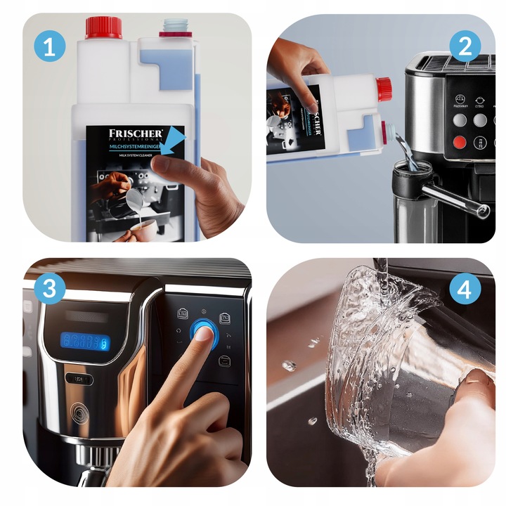 PŁYN DO CZYSZCZENIA SYSTEMU MLEKA USUWANIE OSADÓW SYSTEMU MLECZNEGO 1000ml