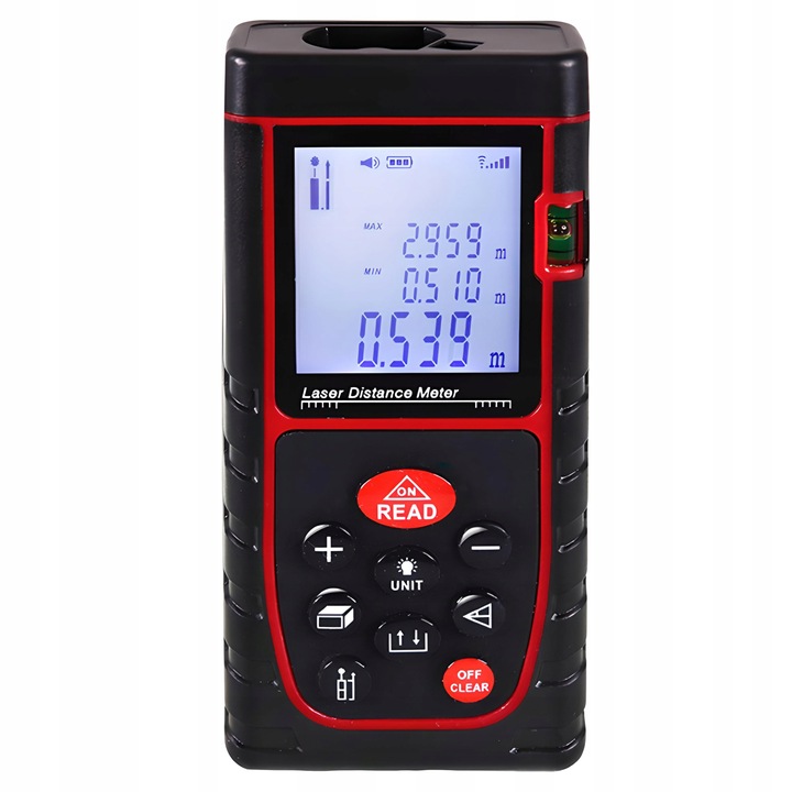 DALMIERZ LASEROWY KĄTOMIERZ CYFROWY MIERNIK ODLEGŁOŚCI POZIOMICA