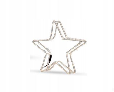 3D FIGURA ŚWIĄTECZNA GWIAZDA LED OZDOBA 53cm