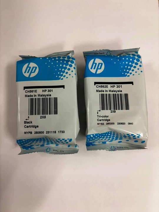 KOMPLET TUSZY HP 301 4630 4632 2540 3050 2050 1050