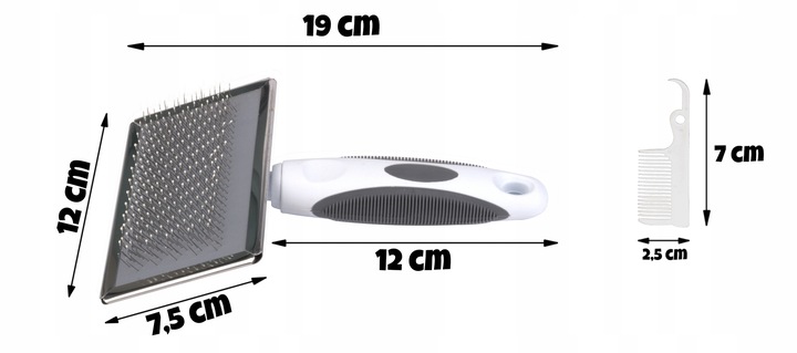 PUDLÓWKA Szczotka dla psa długowłosego DO KOŁTUNÓW