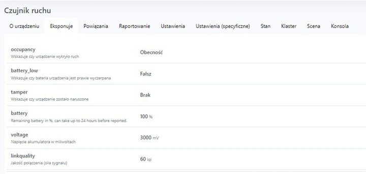 Czujnik RUCHU ZIGBEE 3.0 TUYA MINI PIR na baterie Inteligentny Smart Sensor