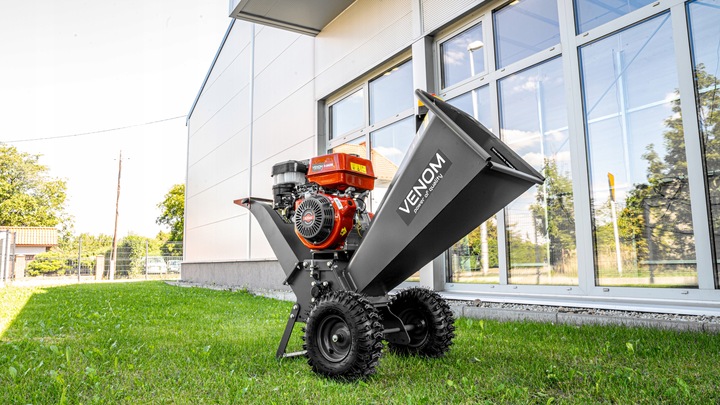 POTĘŻNY ROZDRABNIACZ SPALINOWY DO GAŁĘZI 120MM MOCNY SILNIK 420CC