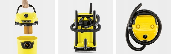 ODKURZACZ BEZWORKOWY WD3 KARCHER KOMPLET SSAWEK TURBOSZCZOTKA ZESTAW GIGANT