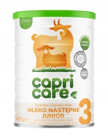 Capricare 3 Mleko Następne Junior Oparte na Mleku Kozim, 400 g