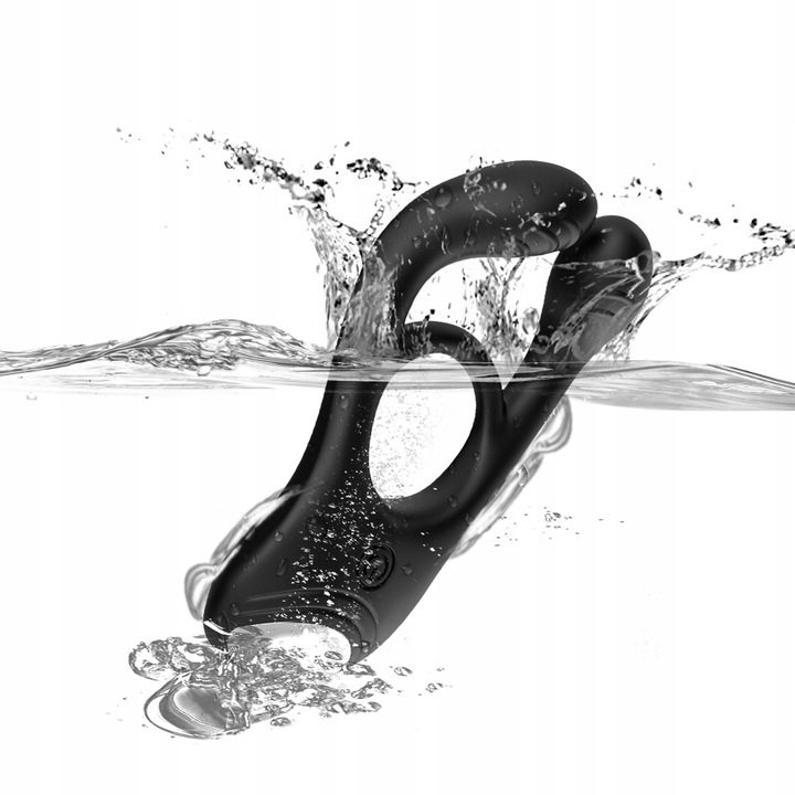 WIBRUJĄCY PERŚCIEŃ NA PENISA RING WIBRATOR DLA PAR nakładka DO ŁECHTACZKI