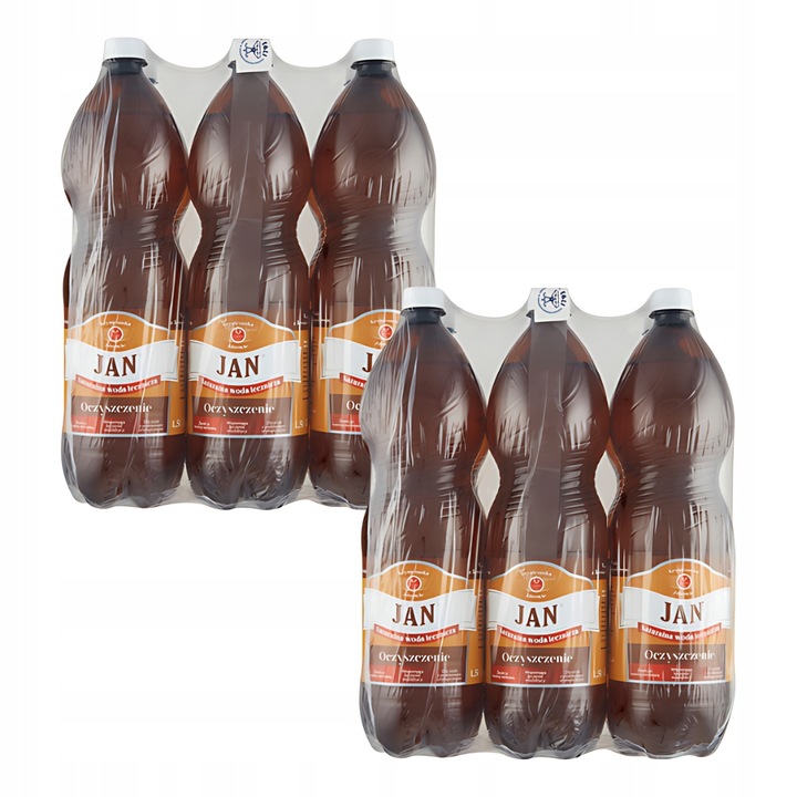 Jan Naturalna woda oczyszczenie 1,5 l x 12 sztuk