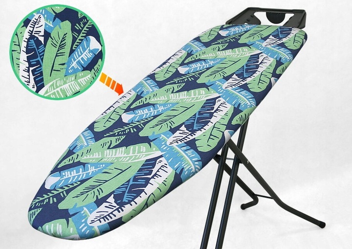 Pokrowiec na deskę do prasowania Amazonia Premium z podkładem BAWEŁNA 100%