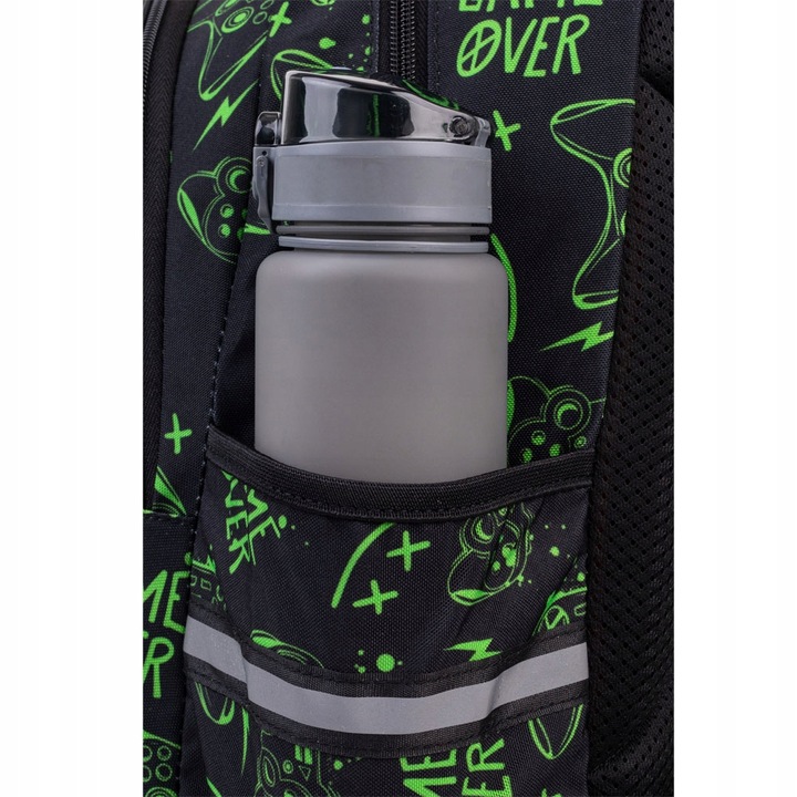 PLECAK SZKOLNY TORNISTER GRA DLA CHŁOPCA GAME NIGHT CZARNY PADY