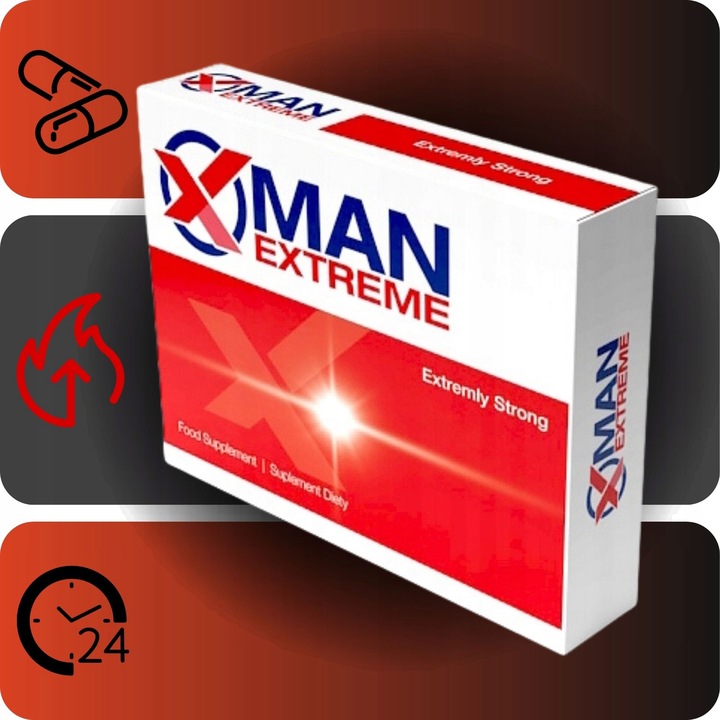 Tabletki na potencje erekcje wzwód MAN-EXTREME x8 kapsułek