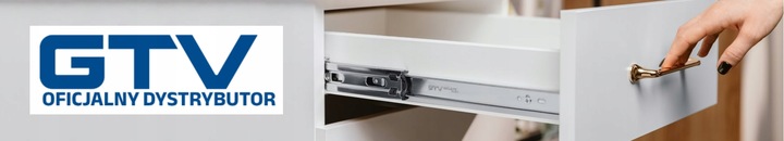 PROWADNICKA KULKOWA VERSALITE GTV DO SZUFLAD 300 mm PEŁNY WYSUW CICHY