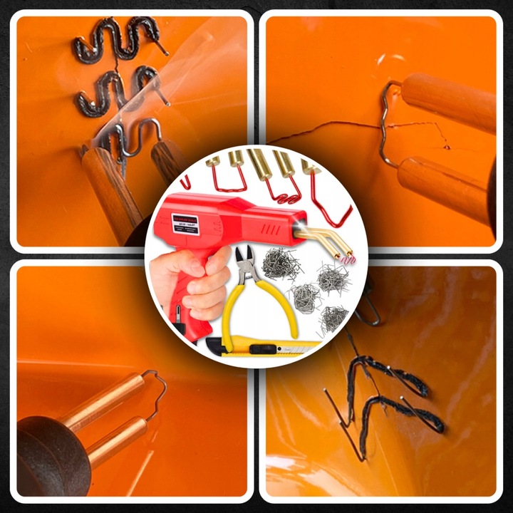 Zestaw Spawarka do Plastiku Zgrzewarka Zszywarka Lutownica do Tworzywa