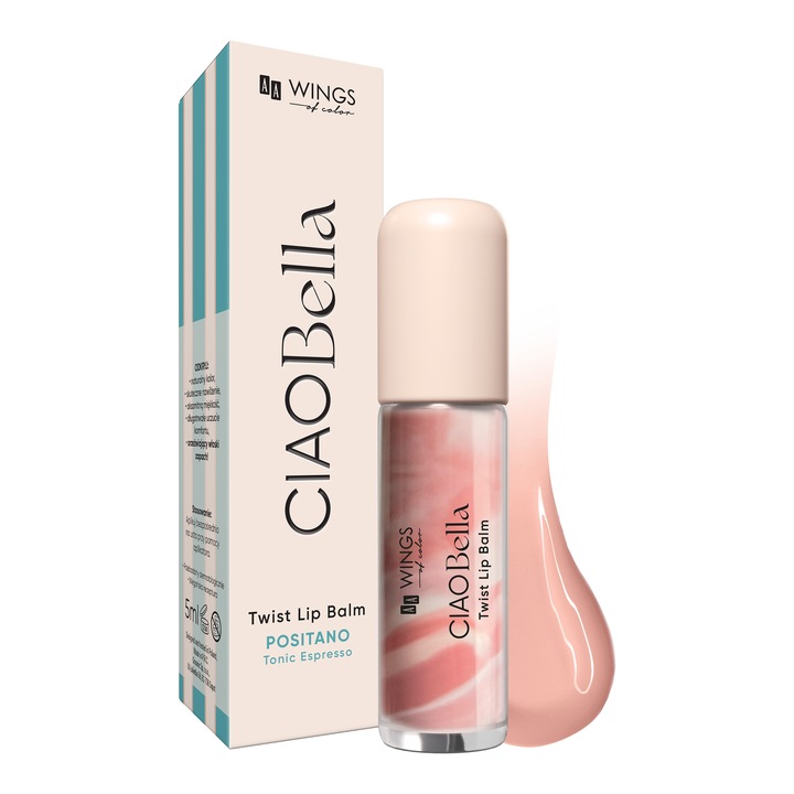AA Wings Of Color Ciao Bella Twist Lip Balm 02 Candy Ice Swirl 5 ml