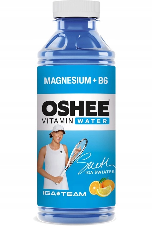 12x OSHEE Vitamin Water magnez + B6 555 ml