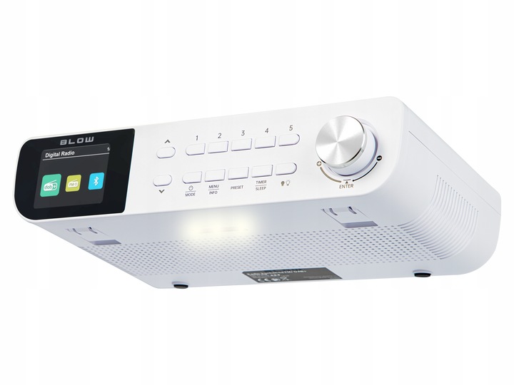 RADIO CYFROWE KUCHENNE PODSZAFKOWE PODWIESZANE FM/DAB+ BLUETOOTH
