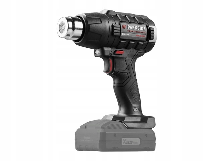 OPALARKA AKUMULATOROWA PARKSIDE PPHLGA A2 20V ZESTAW 3 DYSZE + WALIZKA