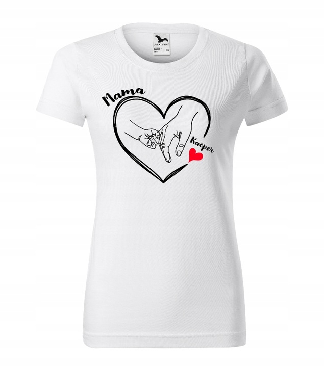 KOSZULKA DZIEŃ MAMY PREZENT DZIEŃ MATKI PERSONALIZOWANY Z IMIONAMI DZIECI M