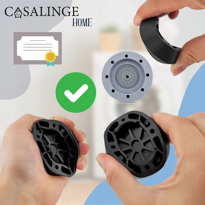 MATA ANTYWIBRACYJNA POD PRALKĘ ZMYWARKĘ GUMA PODKŁADKI ANTYWIBRACYJNE SZARE