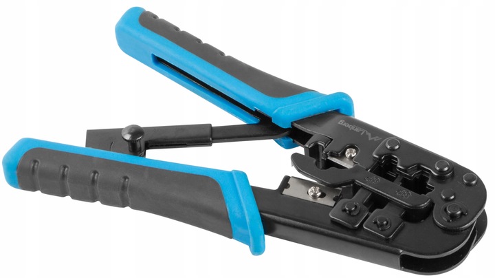 ZACISKARKA ZACISKACZ WTYKÓW RJ45 LAN 3w1 RJ45 RJ11 RJ12 ŚCIĄGACZ DO SKRĘTKI