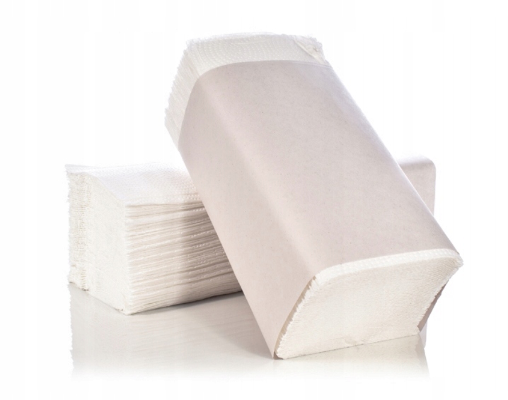 Ręcznik Papierowy ZZ BIO 100% BIAŁY GRUBY CELULOZA 2w 21cm x 23cm 3000szt