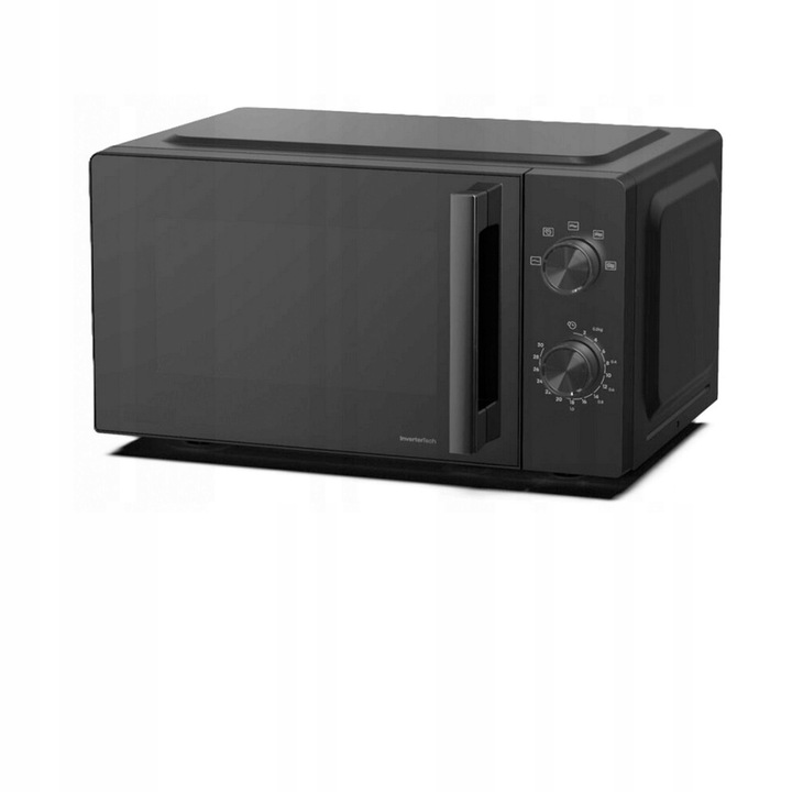 Kuchenka mikrofalowa czarna 20l 700W Inwerter Rozmrażanie Gotowanie 5