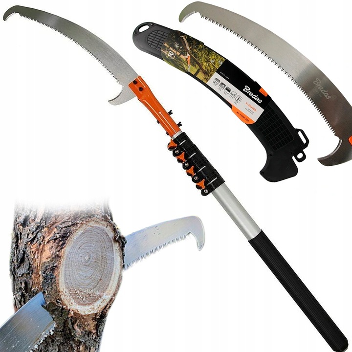 PIŁA TELESKOPOWA Z HAKIEM BRADAS V-SERIES REGULOWANA DO 3M OSTRZE