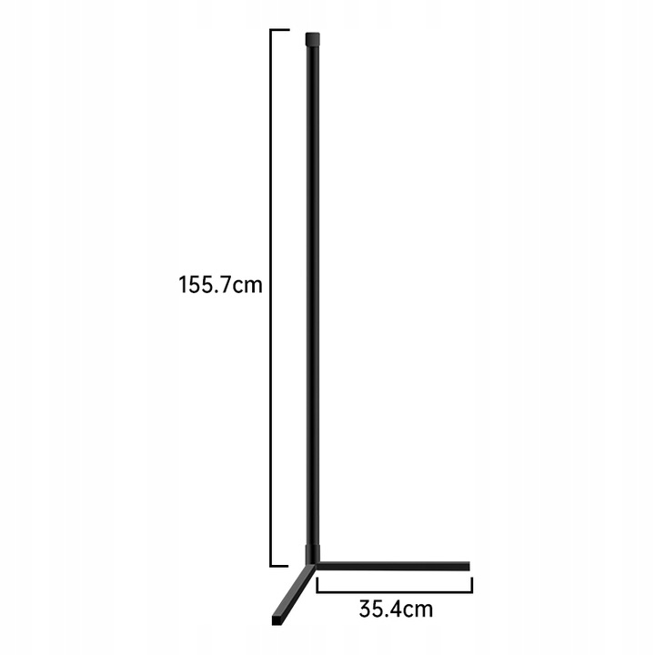 LAMPA STOJĄCA PODŁOGOWA NAROŻNIKOWA LED NAROŻNA 3D LAMPKA NOCNA DO SYPIALNI