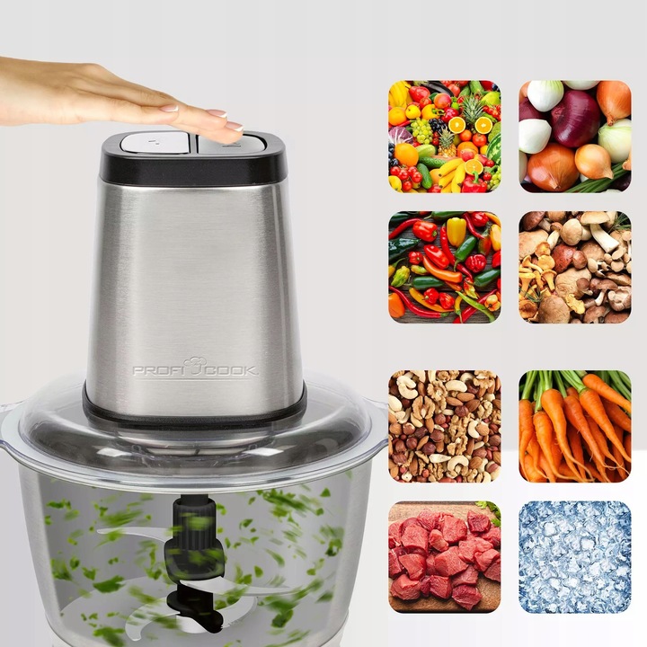 ROZDRABNIACZ BLENDER SIEKACZ DO WARZYW OWOCÓW LODU MALAKSER KRUSZARKA