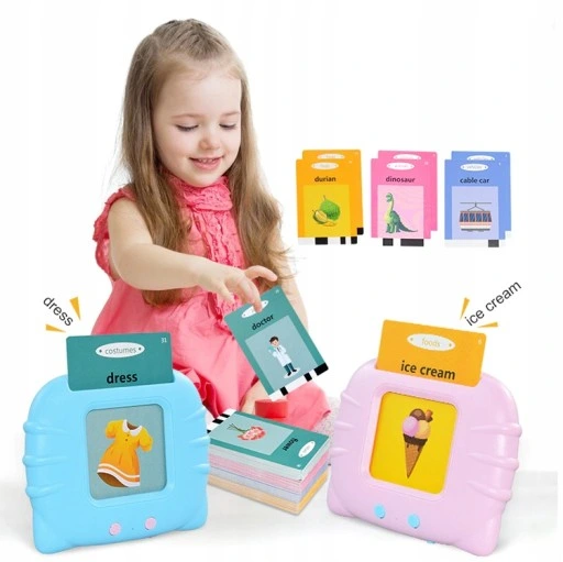 ZABAWKA DO WCZESNEJ NAUKI ANGIELSKIEGO PREZENT DLA 3 4 5 LATKA 510 KART XXL