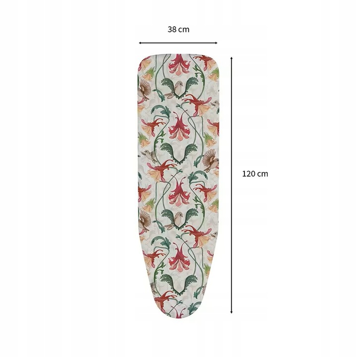 Deska do prasowania stabilna metalowy blat 120cmx38cm podstawa pod żelazko