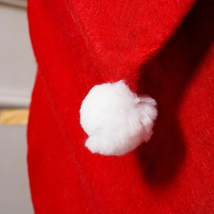 POKROWIEC NA KRZESŁO CZAPKA MIKOŁAJA POKROWCE NA KRZESŁA ŚWIĄTECZNE 6szt HQ