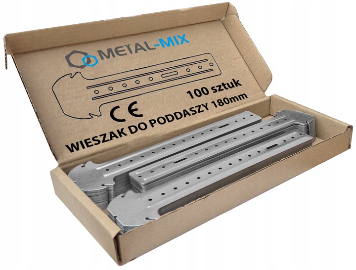 WIESZAK KOTWOWY DO PODDASZY 18cm 180mm GRZYBEK DO PROFILI CD60 100sztuk