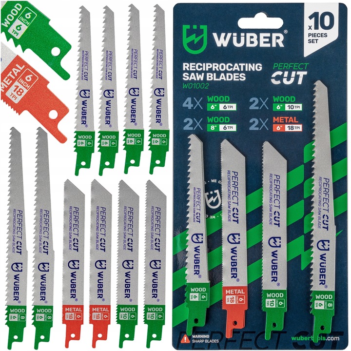 ZESTAW BRZESZCZOTÓW DO PIŁY SZABLASTEJ NOŻE DO METALU I DREWNA NOŻYKI