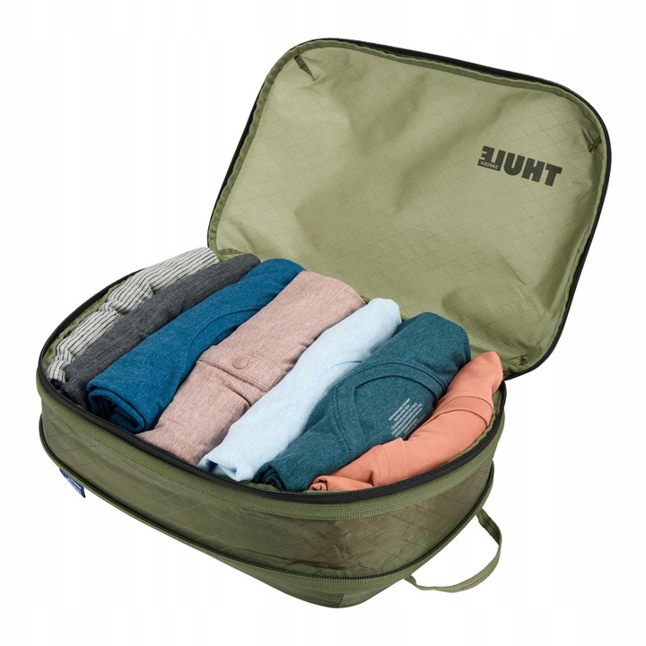 Organizer podróżny pokrowiec Thule Compression Cube Set - Soft Green