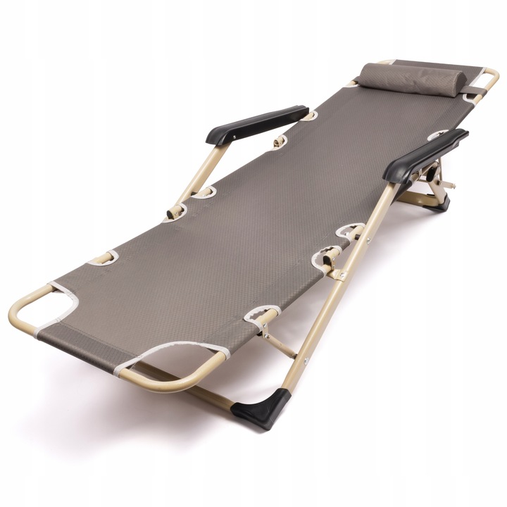 Leżak Ogrodowy Rozkładany Zero Gravity Krzesło Turystyczne Miękka