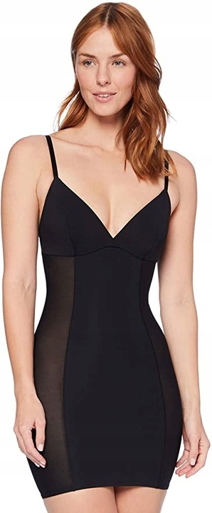 Modelująca halka wyszczuplający top czarny L