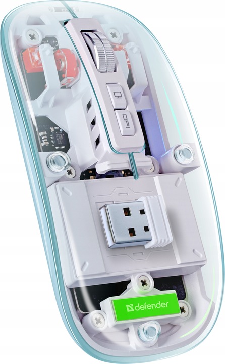 Myszka bezprzewodowa Defender IXES MM-999 optyczna 2400dpi 2.4GHz Bluetooth