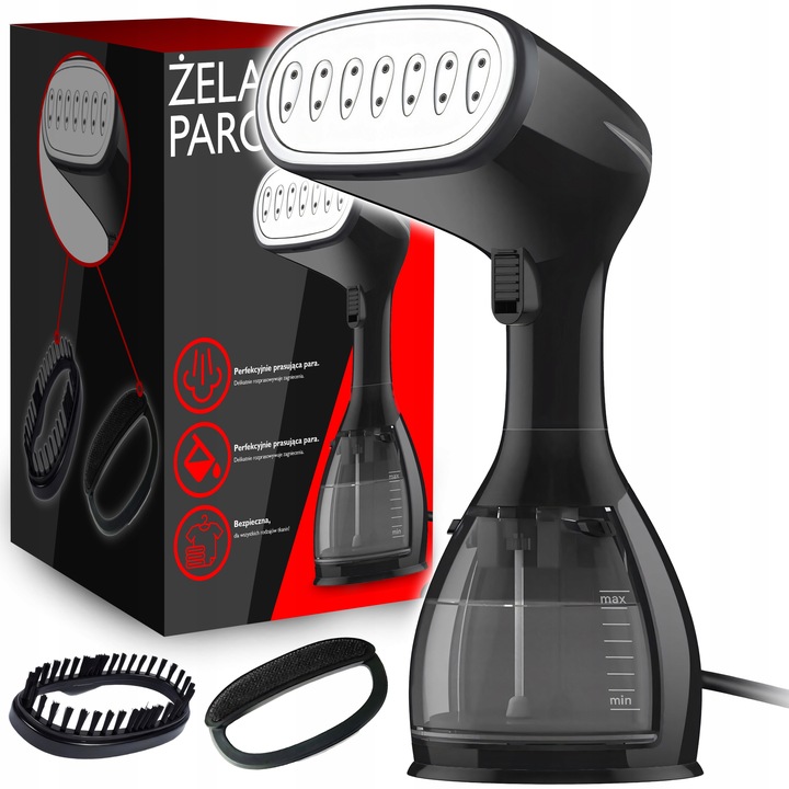 PAROWNICA DO UBRAŃ STEAMER ŻELAZKO PAROWE MYJKA PAROWA 1500W 7W1