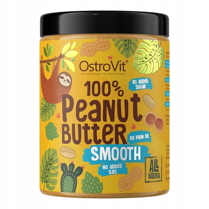 OstroVit Peanut Butter x3 MASŁO ORZECHOWE SMOOTH Krem Orzechowy