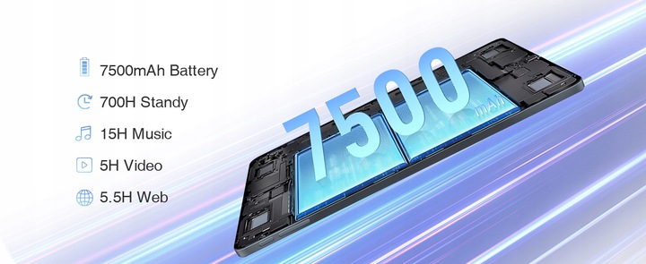 DOOGEE T20S Tab 15GB/128GB 10.4" Tablet,Android 14 7500mAh 1TB GPS WIFI SIM