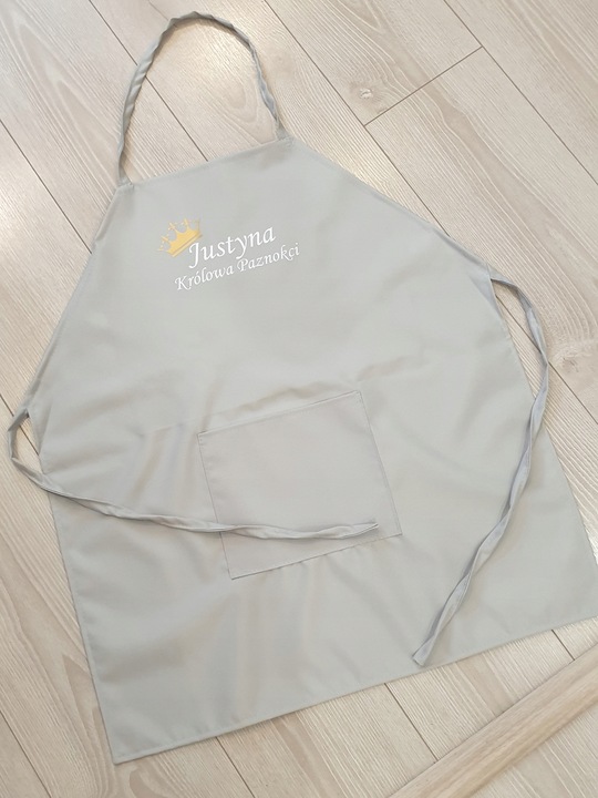 fartuch fartuszek kosmetyczny flex nadruk logo napis nazwa imię prezent