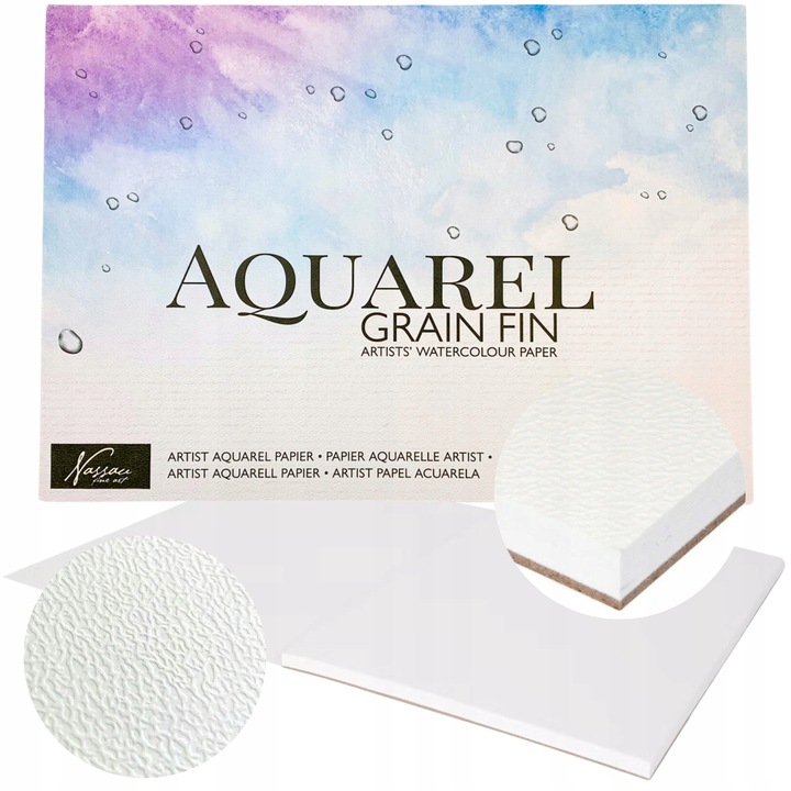 BLOK DO AKWARELI PAPIER AKWARELOWY A3 DO FARB AKWARELOWYCH 20 ARK 300g/m2