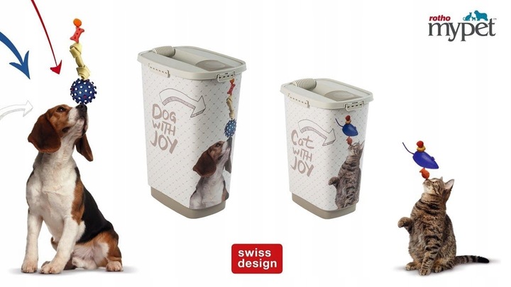 Pojemnik na karmę Rotho CODY 10 l 8kg