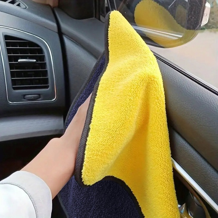 PUSZYSTY RĘCZNIK DO OSUSZANIA AUTA MYCIA MIKROFIBRA XXL CZYŚCIK ŚCIERKA