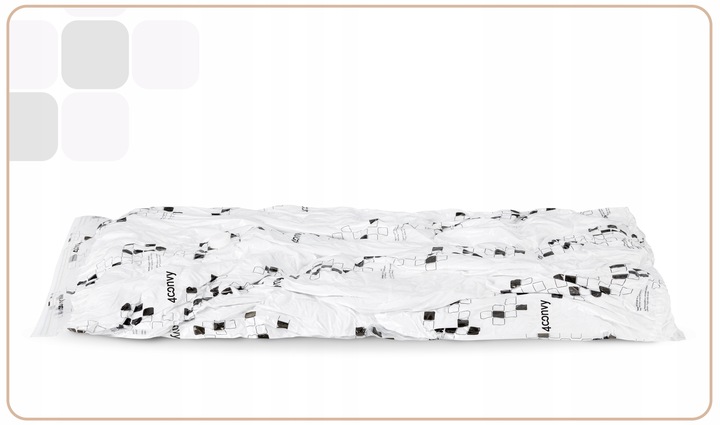 4CONVY Worki próżniowe na ubrania pościel 4XS 3M 2L przebadane bezpieczne