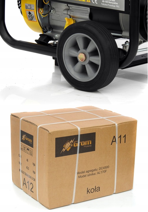 PROFESJONALNY AGREGAT PRĄDOTWÓRCZY 5,2kW generator AVR MIEDŹ STOJAN