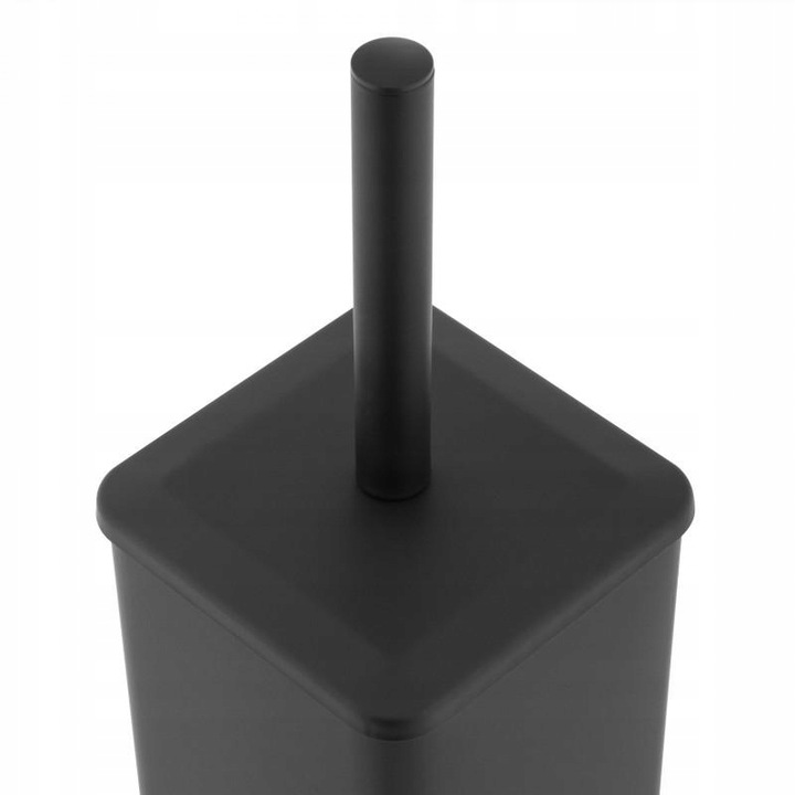 Szczotka do WC toalety łazienki czarna zamknieta loft łazienkowa toaletowa