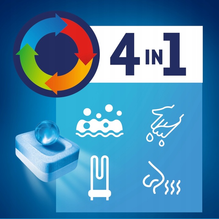 Calgon Power Odkamieniacz do pralki 4w1 tabletki 60 sztuk = 60 prań